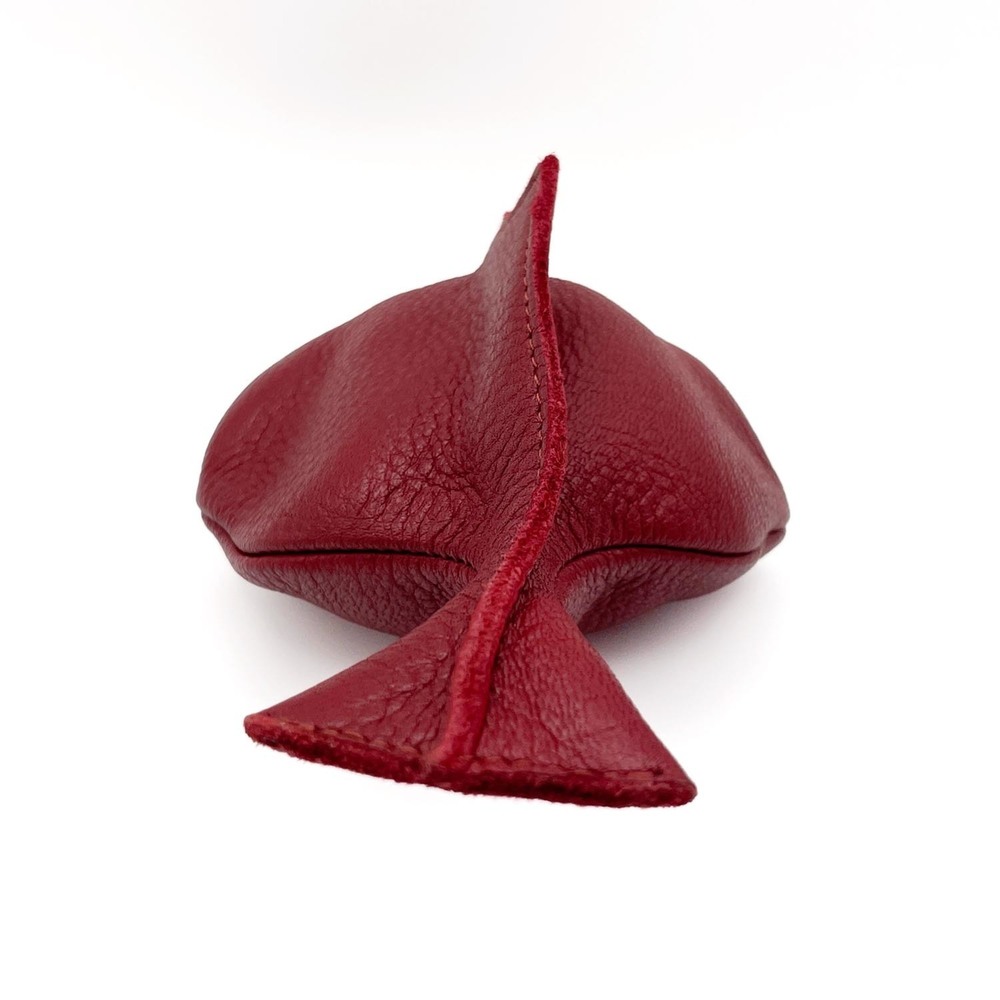 BOTTEGA VENETA coin purse/wallet, leather, red, for men and women. - Picture 4 of 12